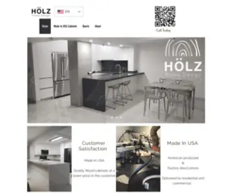 Holzhomedesign.com(Custom Cabinets) Screenshot