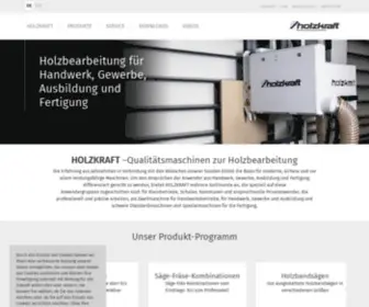 Holzkraft-Maschinen.de(HOLZKRAFT Holzbearbeitungsmaschinen) Screenshot