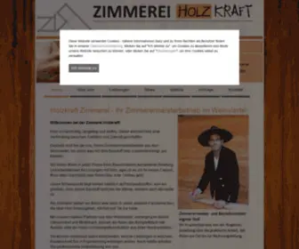 Holzkraft-Zis.at(Holzkraft Zimmerei) Screenshot