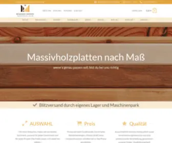 Holzplatten-Zuschnitt.de(Startseite) Screenshot