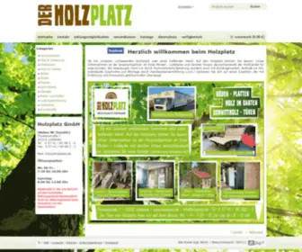 Holzplatz.de(Der Holzplatz) Screenshot