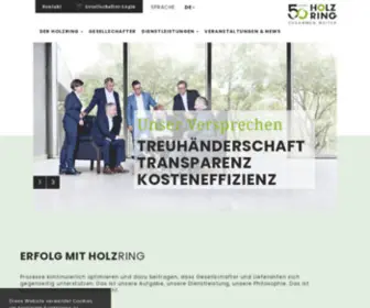 Holzring.de(Promote partnerships) Screenshot