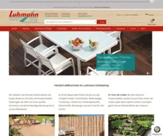 Holzshop-Luhmann.de(Holz online kaufen) Screenshot