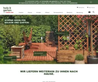 Holzundgarten.de(I.Sindermann Holzvertrieb) Screenshot