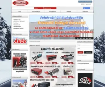 Homasita.hu(Autófelszerelés) Screenshot