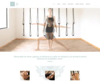 Homayogaiyengar.cl(Centro de yoga Iyengar) Screenshot