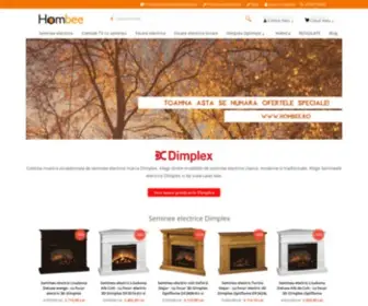 Hombee.ro(Seminee electrice si focare electrice modeleHombee) Screenshot