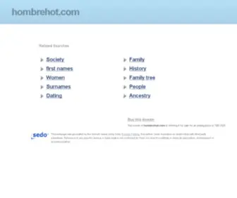 Hombrehot.com(Hombre Hot) Screenshot