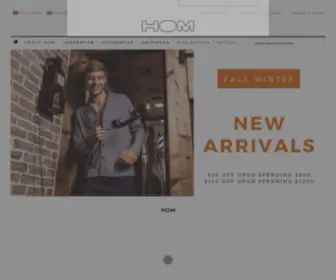 Hom.com.hk(Menswear Shop Online) Screenshot