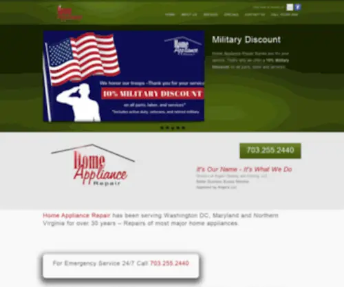 Home-Appliance-Repair.com(Home Appliance Repair) Screenshot