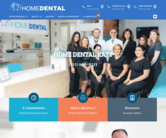 Home-Dental.com(Dentist in Houston & Katy) Screenshot