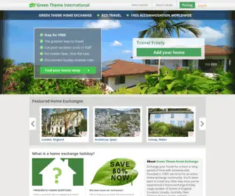 Home-Exchange-Holidays.com(Exchange homes) Screenshot