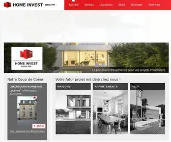 Home-Invest.lu(/ Agence Home) Screenshot