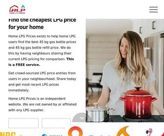 Home-LPG-Prices.com.au(The best 45 kg gas bottle prices for your area) Screenshot