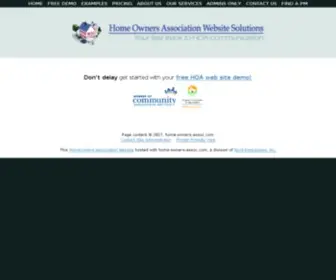 Home-Owners-Assoc.com(HOA Website and Homeowners Association Website Hosting Provider) Screenshot