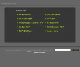 Home-PSP.com(Home PSP) Screenshot