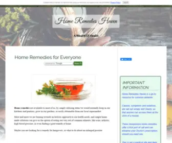 Home-Remedies-Haven.com(Home Remedies) Screenshot