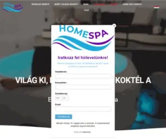 Home-SPA.hu(Jacuzzi Bérlés) Screenshot