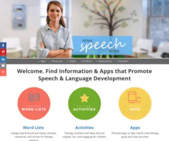 Home-Speech-Home.com(Speech Therapy for Children) Screenshot