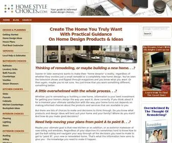 Home-STyle-Choices.com(Home Design Products and Ideas) Screenshot