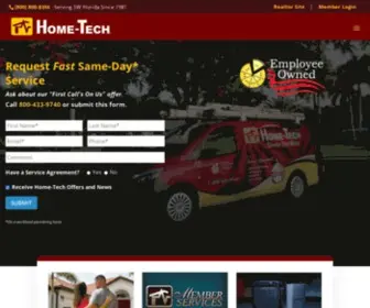 Home-Tech.com(Home-Tech Is SWFL's Air Conditioning And Appliance Repair Experts) Screenshot