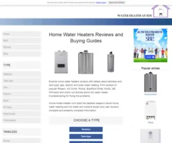 Home-Water-Heater.com(Home Water Heaters Reviews) Screenshot