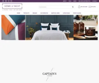 Home-Yacht.com(Home & Yacht Linen and Interiors) Screenshot