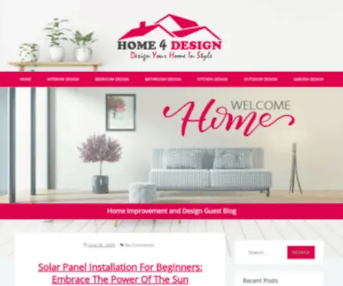 Home4Design.com(Home Design Blog) Screenshot