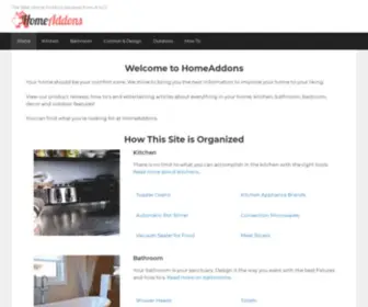 Homeaddons.com(Household Product Reviews & How To's from A to Z) Screenshot
