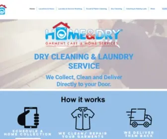 Homeanddry.biz(Garment Care & Home Services) Screenshot