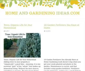 Homeandgardeningideas.com(Home and Gardening Ideas) Screenshot