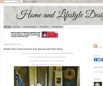 Homeandlifestyledesign.com(Modern Chic Home) Screenshot