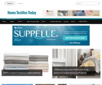 Homeandtextilestoday.com(Home & Textiles Today) Screenshot