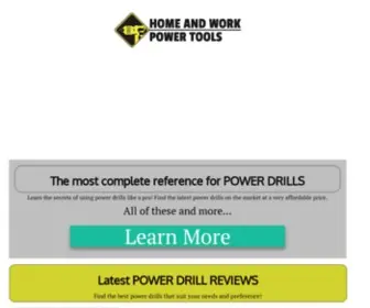 Homeandworkpowertools.com(WordPress) Screenshot