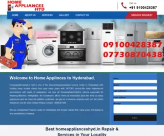 Homeapplianceshyd.in(Home Appliances Hyd) Screenshot