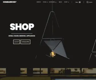 Homearrives.com(Home Arrives Shops Manufactured Homes Expert Services) Screenshot