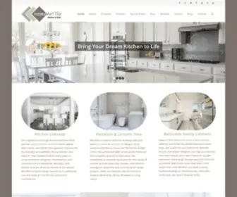 Homearttile.com(Kitchen Cabinets) Screenshot