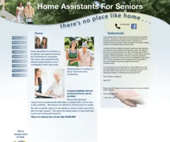 Homeassistantsforseniors.co.nz(Home Assistants For Seniors) Screenshot