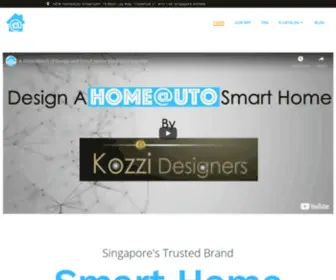 Homeauto.com.sg(Smart home solutions provider singapore) Screenshot