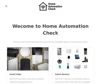 Homeautomationcheck.com(Home Automation Check) Screenshot