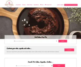 Homebakers.co.in(Customised Cakes in India) Screenshot