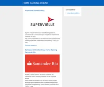 Homebankingbanco.com.ar(Home Banking Banco) Screenshot