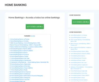 Homebankingbanco.com(Home Banking Banco) Screenshot