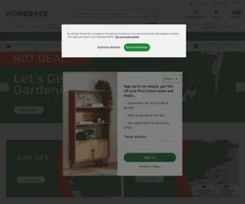 Homebase.co.uk(All your home needs) Screenshot