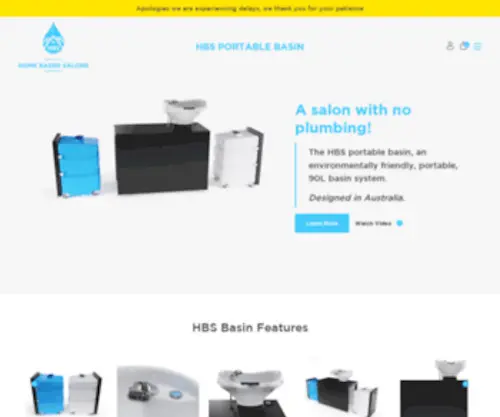 Homebasedsalons.com.au(The HBS Salon) Screenshot