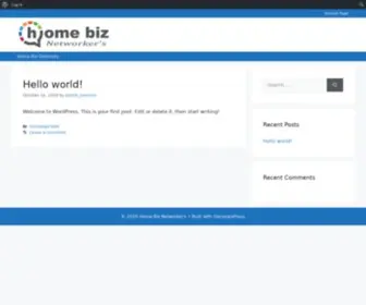 Homebiznetworkers.com(Home Biz Networker's) Screenshot
