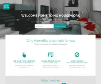 Homeblis.com(House Cleaning) Screenshot