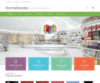 Homebooks.net(Read books online free) Screenshot