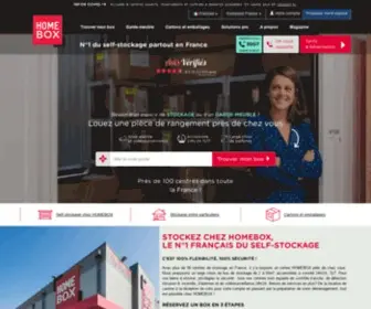 Homebox.fr(Location box stockage) Screenshot