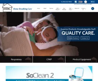 Homebreathingcare.com(Home Breathing Care) Screenshot